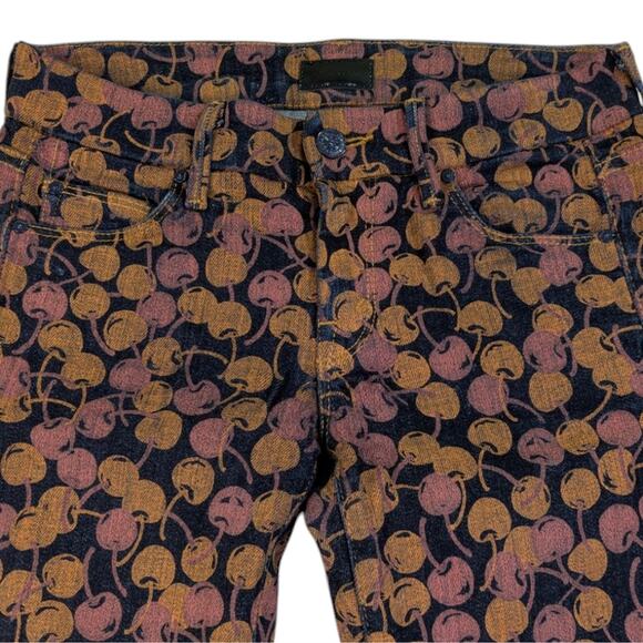Mother the Looker Cherry Pickin EUC $238 Size 24 J1642 - Picture 5 of 8